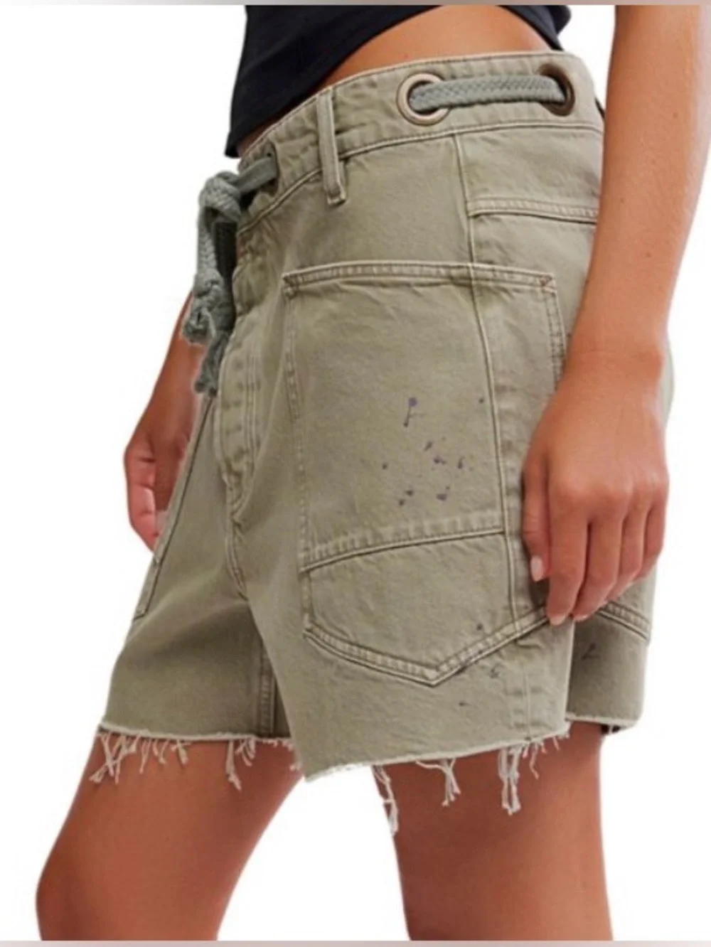 Free People We the Free Moxie Barrel Shorts